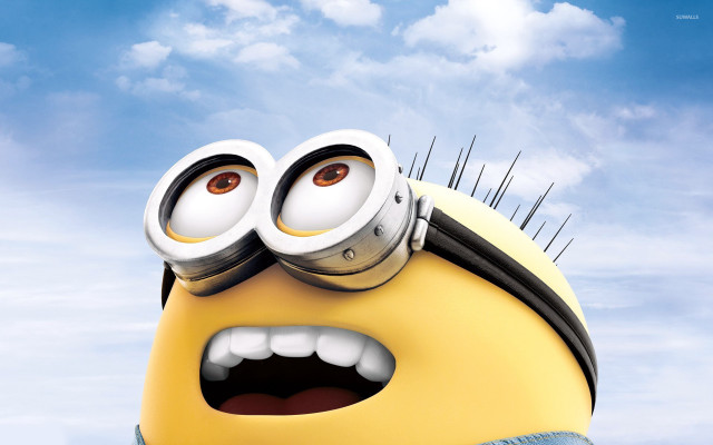 Cartoon spiked ears looking up free wallpaper - medium preview image