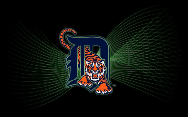 Tiger letter r face green free wallpaper - medium preview image