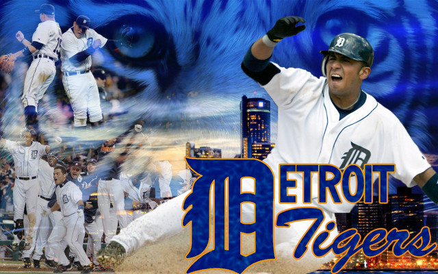 Baseball player team photo detroit free wallpaper - medium preview image