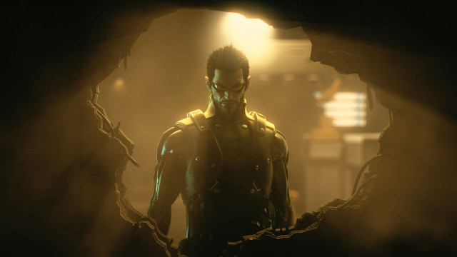 Man futuristic suit cave flashlight free wallpaper - medium preview image