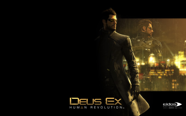 Man trench coat cityscape gun free wallpaper - medium preview image