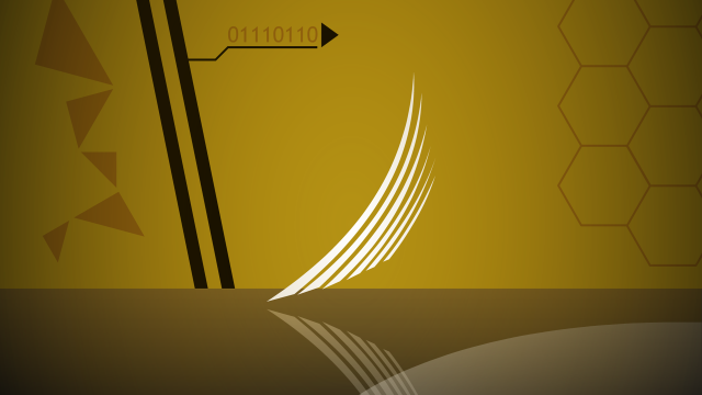 Yellow background street sign curved free wallpaper - medium preview image