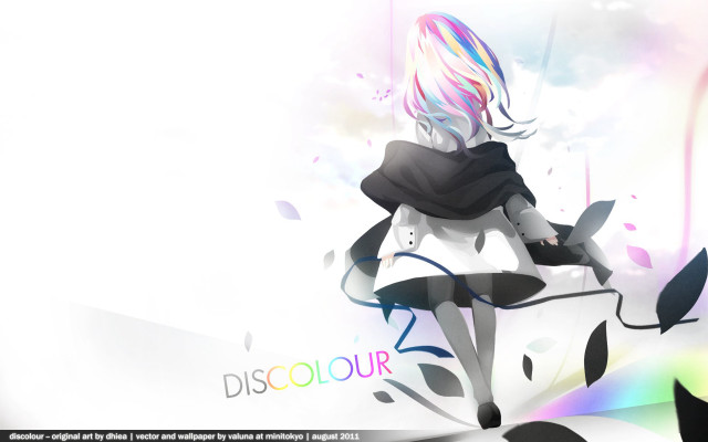 Woman black dress scarf white free wallpaper - medium preview image