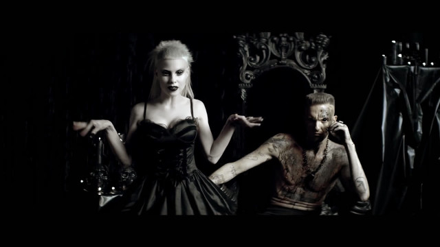 Man woman black dress dark free wallpaper - medium preview image
