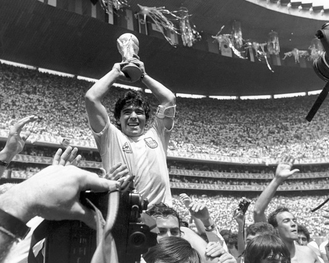 Man holding trophy crowd stadium free wallpaper - medium preview image