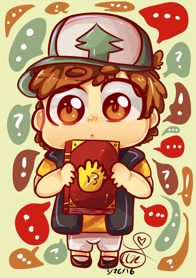 Cartoon boy red box tree free wallpaper - medium preview image
