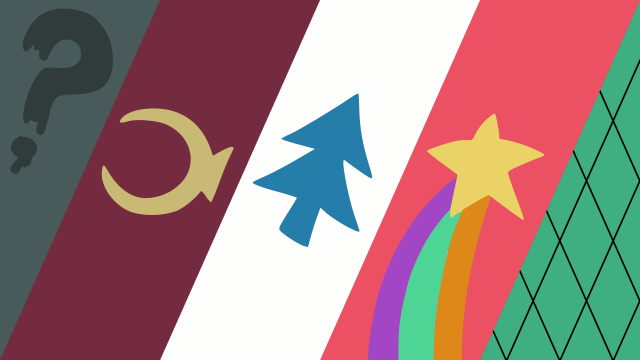 Colorful background arrows question mark free wallpaper - medium preview image
