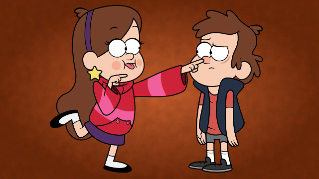 Cartoon character pointing nose star free wallpaper - medium preview image