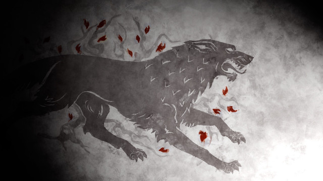 Lion red spots drawing face #2 free wallpaper - medium preview image