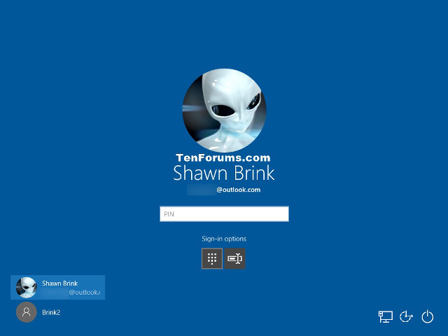 Blue alien face screen text free wallpaper - medium preview image
