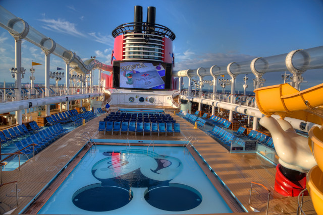 Cruise ship pool chairs screen free wallpaper - medium preview image