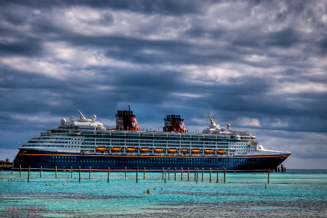 Cruise ship ocean cloudy sky #2 free wallpaper - medium preview image