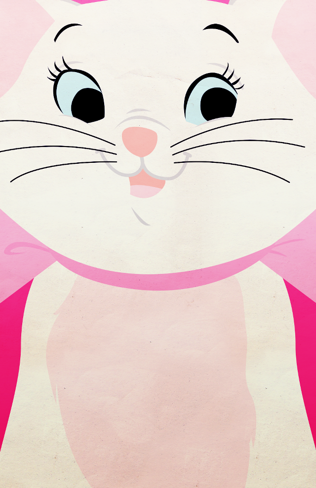 Pink white cat collar bow free wallpaper - medium preview image
