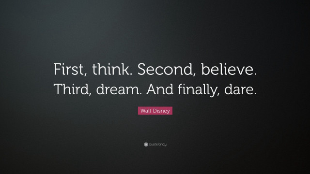 First think believe dream dare free wallpaper - medium preview image