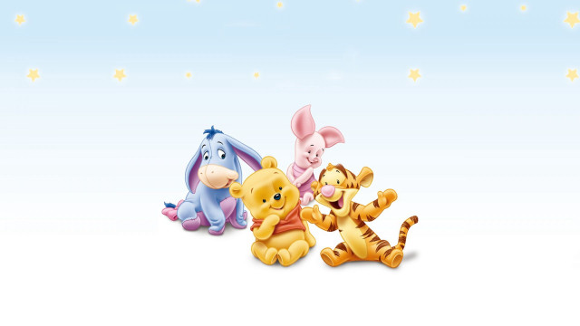 Winnie the pooh friends sitting #3 free wallpaper - medium preview image
