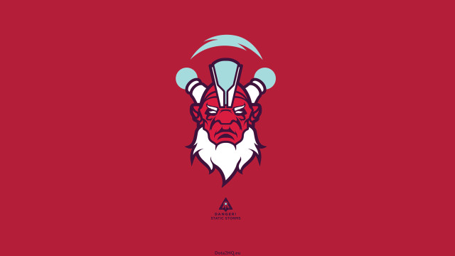 Red black demon face horns free wallpaper - medium preview image