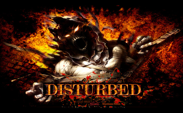 Demonic creature sword disturbed dark free wallpaper - medium preview image