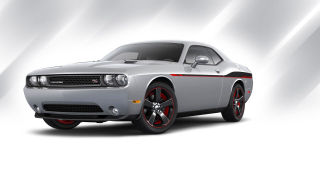 White car red rims stripe free wallpaper - medium preview image