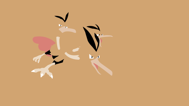 Bird flying pink background black free wallpaper - medium preview image