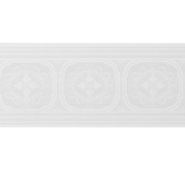 White wall decorative foliage lace free wallpaper - medium preview image
