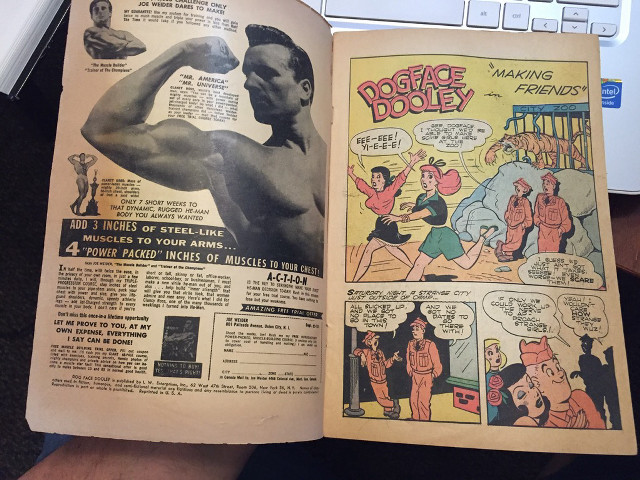 Comic book bodybuilding muscles page free wallpaper - medium preview image
