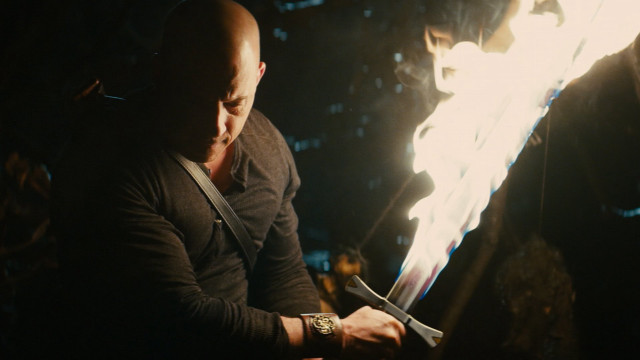 Man holding scissors firework display free wallpaper - medium preview image
