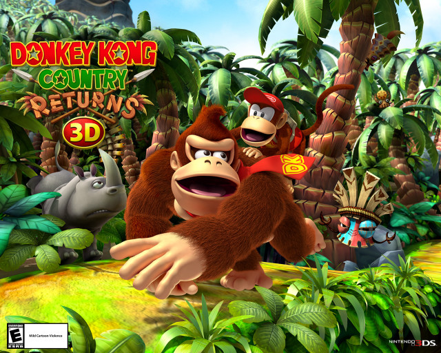 Donkey kong country returns 3d free wallpaper - medium preview image
