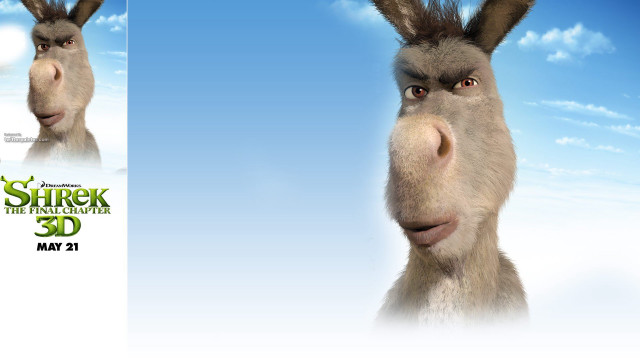 Donkey silly sky clouds shrek free wallpaper - medium preview image