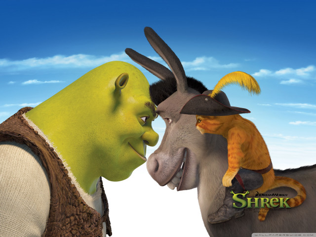 Man green mask donkey cartoon free wallpaper - medium preview image