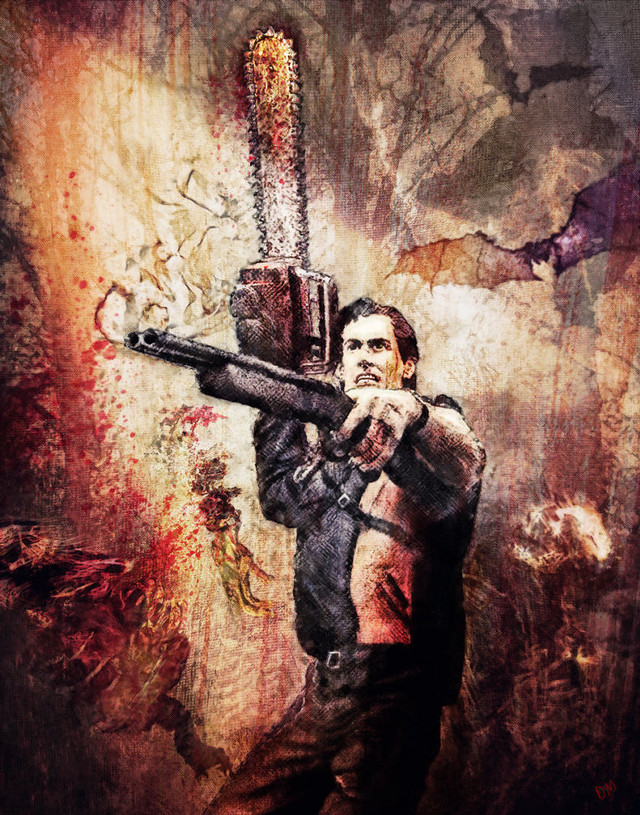 Man holding large machine gun free wallpaper - medium preview image
