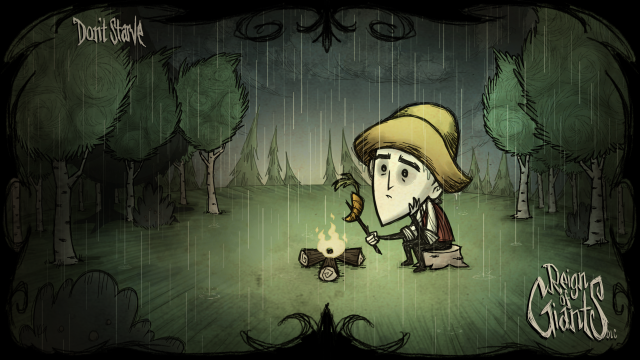 Cartoon character holding candle forest free wallpaper - medium preview image