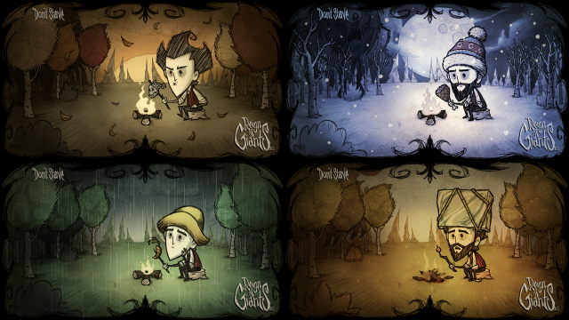 Man dog woods scenes four free wallpaper - medium preview image