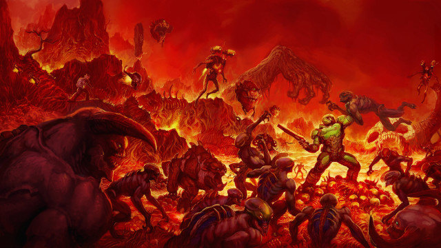 People demonic creatures giant monsters free wallpaper - medium preview image