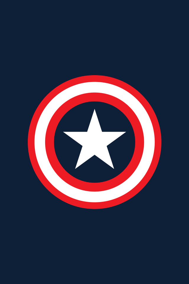 Captain america logo star blue free wallpaper - medium preview image
