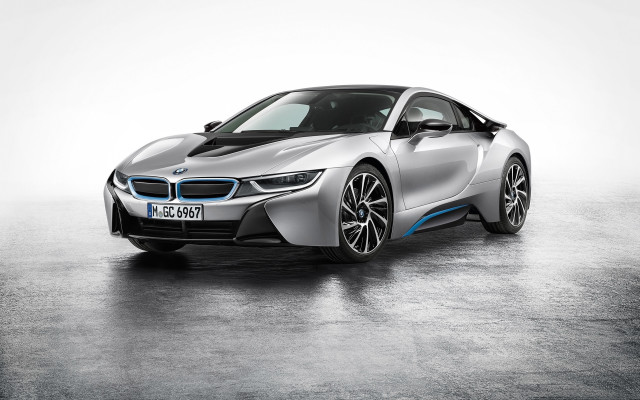 Silver blue car futurism digital #2 free wallpaper - medium preview image
