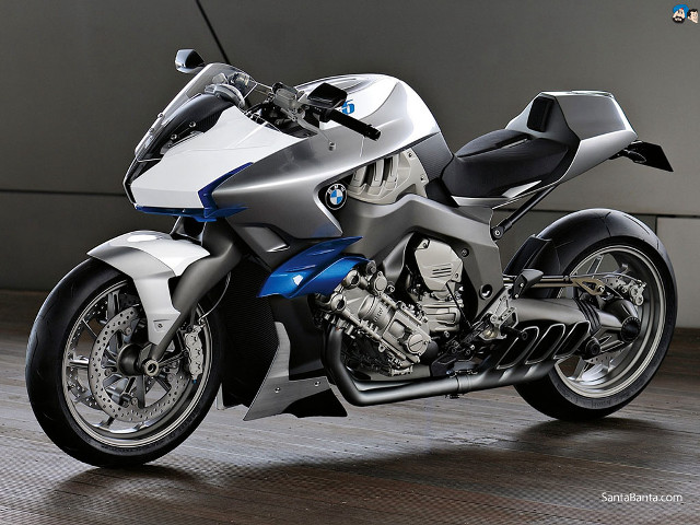 Silver blue motorcycle parked wooden free wallpaper - medium preview image