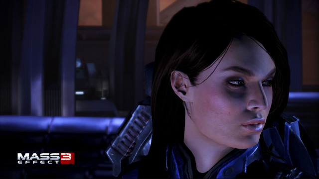 Creepy woman Mass Effect #3 free wallpaper - medium preview image