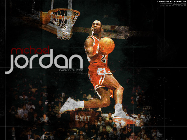 Basketball player jumping dunk game #4 free wallpaper - medium preview image