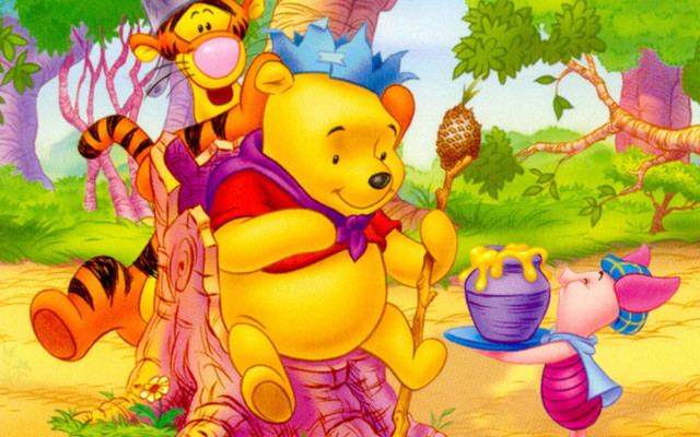 Winnie the pooh tigger cartoon free wallpaper - medium preview image