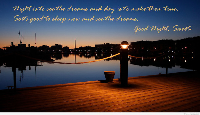 Night scene quote beautiful time free wallpaper - medium preview image