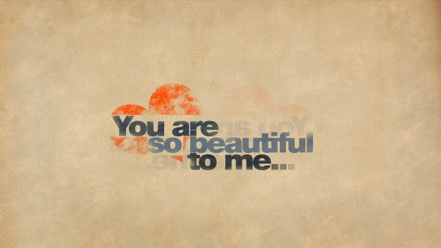 Heart you are so beautiful free wallpaper - medium preview image