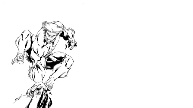Man black white photo gun free wallpaper - medium preview image