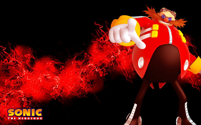 Sonic running flames background arms free wallpaper - medium preview image