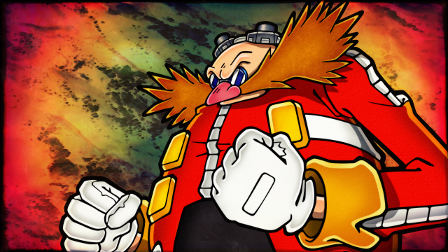 Cartoon redjacket yellowhair yellowblacktie explosion free wallpaper - medium preview image