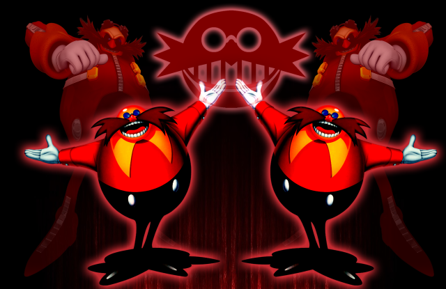 Red birds glowing skull symbol free wallpaper - medium preview image