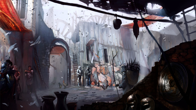 Man cave giant clock woman free wallpaper - medium preview image