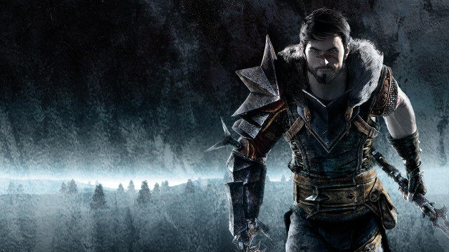 Man armor forest sword mountain free wallpaper - medium preview image