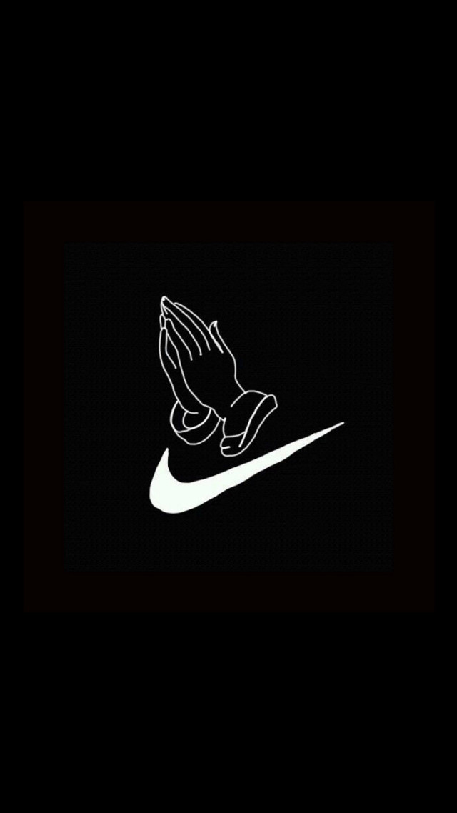 Praying person black white hands free wallpaper - medium preview image