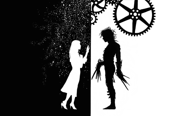 Couple clock tower gears flower free wallpaper - medium preview image