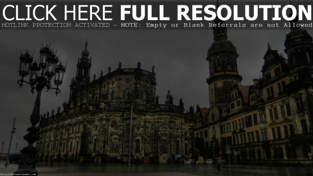 Large building clock tower dark free wallpaper - medium preview image